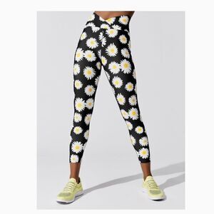 Year of Ours Daisy Print Veronica Leggings
